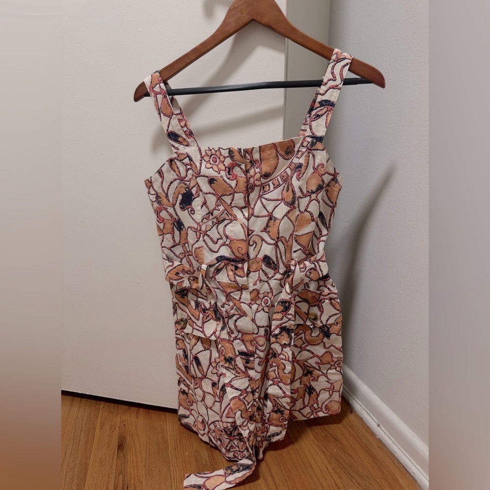 A.L.C. Multicolor Abstract Romper - Picture 12 of 13